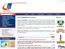 Tablet Screenshot of czech-marketing.com